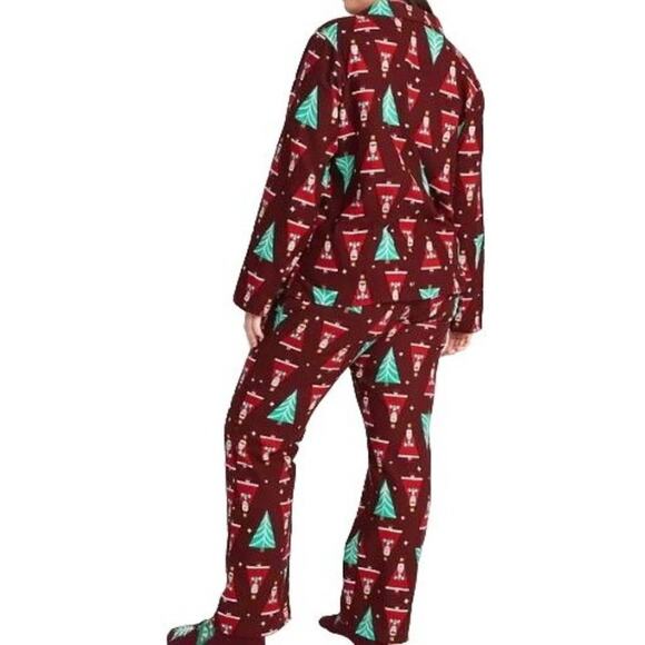 Old Navy Santa In The House Printed Flannel Pajama Set Womens XXL Tall - Picture 6 of 6